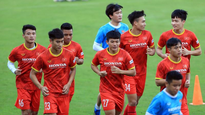 Đội tuyển Việt Nam chuẩn bị cho kế hoạch nặng nề vào cuối năm 2021. Ảnh: VFF.