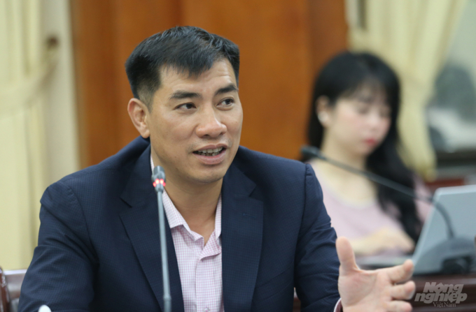 Mr. Than Van Hung, deputy chairman of the Vietnam Digital Agriculture Association (VIDA). Photo: Ba Thang. 