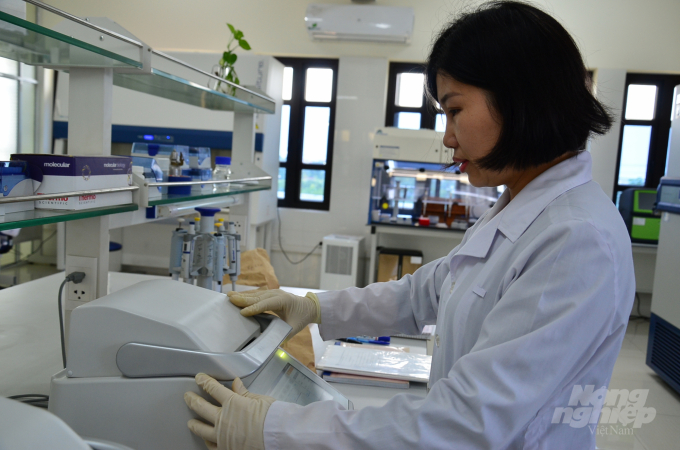 Laboratory of the Maize Research Institute. Photo: Duong Dinh Tuong.