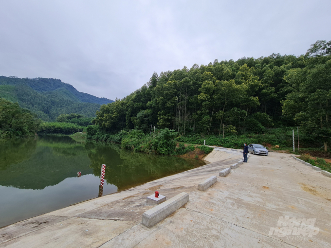 Huyện Sơn Dương được đầu tư nâng cấp 6 công trình hồ đập từ nguồn vốn WB8. Ảnh: Đào Thanh.