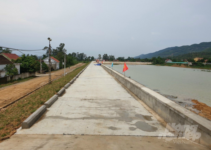 Những dự án mang 'chất thép' WB8 thực sự nâng tầm rõ rệt chất lượng công trình hồ đập của tỉnh Nghệ An. Ảnh: Việt Khánh.