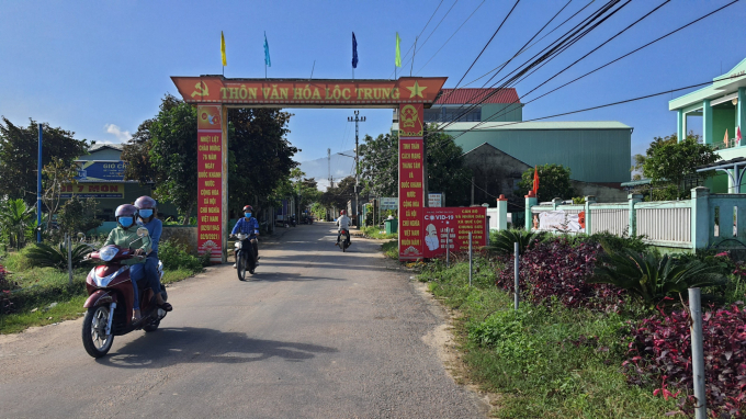 Bộ mặt nông thôn, đời sống người dân ở xã Quế Lộc thay đổi rõ rệt sau một thời gian thực hiện chương trình Mục tiêu Quốc gia về xây dựng NTM. Ảnh: CTV.