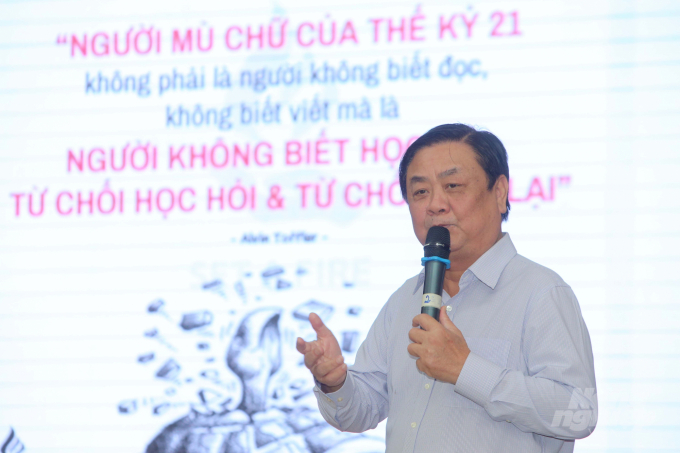 Bộ trưởng Lê Minh Hoan phát biểu tại Hội nghị. Ảnh: Thanh Sơn.