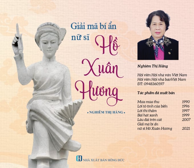 Bìa cuốn sách 'Giải mã bí ẩn nữ sĩ Hồ Xuân Hương'