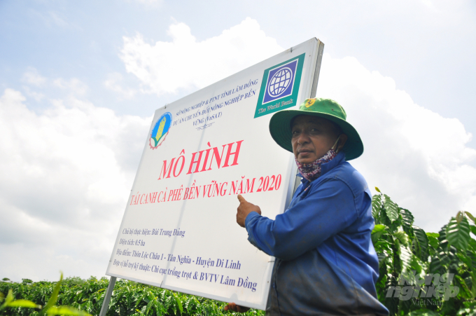 Dự án VnSAT ở Lâm Đồng mang lại lợi ích lớn cho người trồng cà phê và có sức lan tỏa mạnh. Ảnh: Minh Hậu.