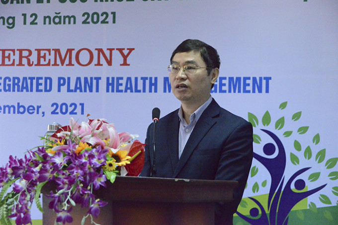 Mr. Nguyen Quy Duong, DPP Deputy Director, making the opening speech for the training course. Photo: Trung Quan.