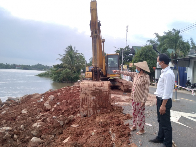 Nhiều khu vực ở tỉnh Quảng Ngãi chiu ảnh hưởng nặng nề do thiên tai gây ra. Ảnh: L.K.