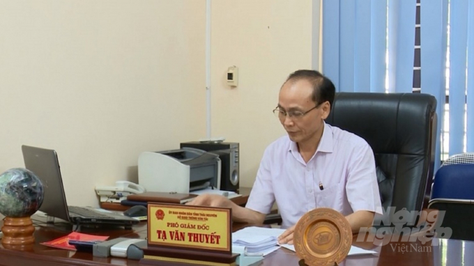 Ông Tạ Văn Thuyết, Phó Giám đốc Giao thông và Vận tải Thái Nguyên. Ảnh: Phan Vũ.
