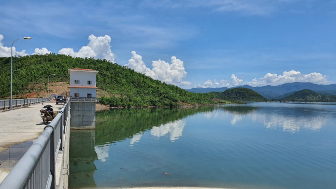 Hiện nhiều hồ chứa ở Bình Thuận đã tích khá đầy nước. Ảnh: AK.