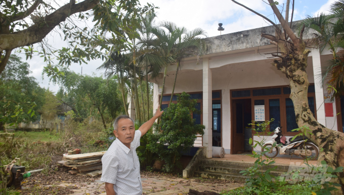 Trạm đo mưa tự động tại hồ Núi Một (thị xã An Nhơn, Bình Định). Ảnh: Vũ Đình Thung.