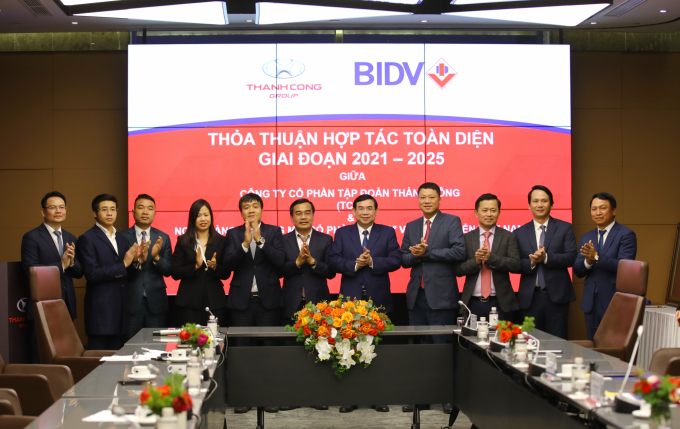Lễ kí kết hợp tác giữa BIDV và TCG