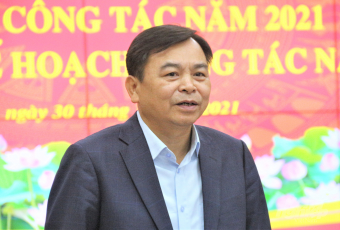 According to Deputy Minister Nguyen Hoang Hiep, 2022 is forecasted to have more unpredictable natural disaster situations. Photo: Pham Hieu.