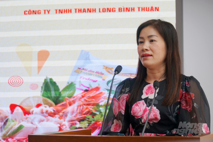 Ms. Le Thi Bich Lien, Secretary of the Ham Thuan Nam district Party Committee in Binh Thuan province. Photo: Nguyen Thuy.