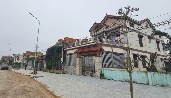 Khu độ thị mới ở khu dân cư xã Thanh Trạch. Ảnh: N.Tâm