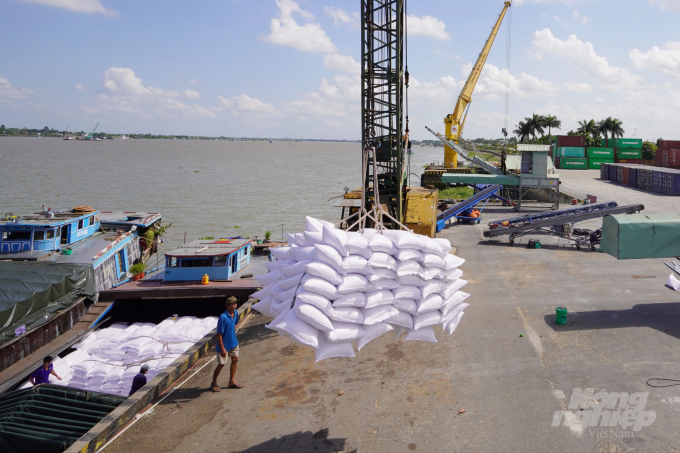 Rice export of Loc Troi Group. Photo: Tran Trung.