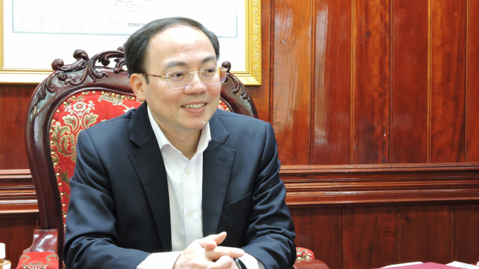 Chủ tịch Nguyễn Đăng Bình nhấn mạnh: Nông nghiệp là trọng tâm của các lĩnh vực kinh tế. Ảnh: Toán Nguyễn.