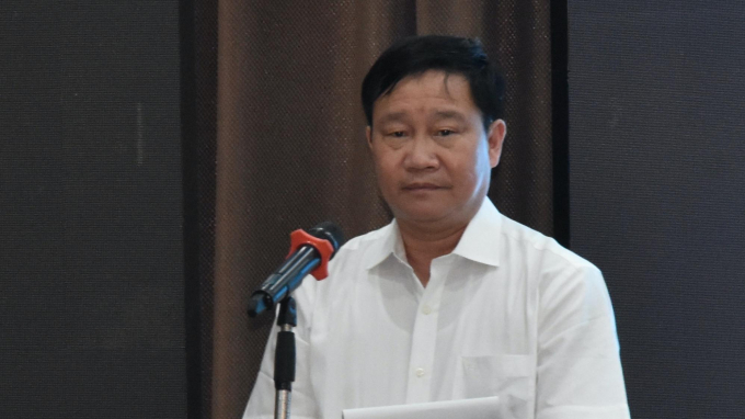 Ông Lê Văn Hiến, Giám đốc BQL Dự án VnSAT cho biết: Dự án VnSAT đã góp phần rất tích cực trong xây dựng nông thôn mới ở các địa phương. Ảnh: Minh Đảm.