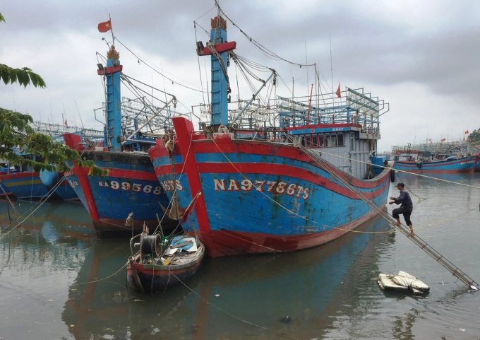 Tàu đánh cá được đóng theo Nghị định 67. Ảnh: Việt Khánh.