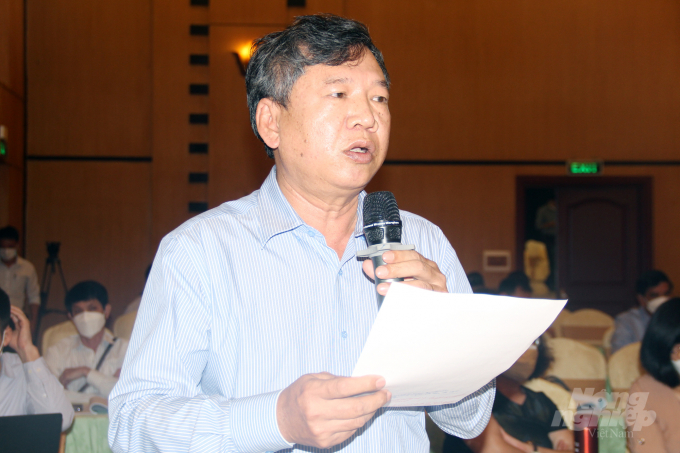 Mr. Nguyen Van Chien, Deputy Director of the Department of Agriculture and Rural Development of Binh Thuan province, the province does not advocate increasing annual exploitation output. Photo: VD.