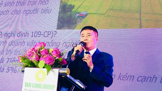 Mr. Truong Sy Ba, Chairman of the Board of Directors of Tan Long Group. Photo: Le Hoang Vu.