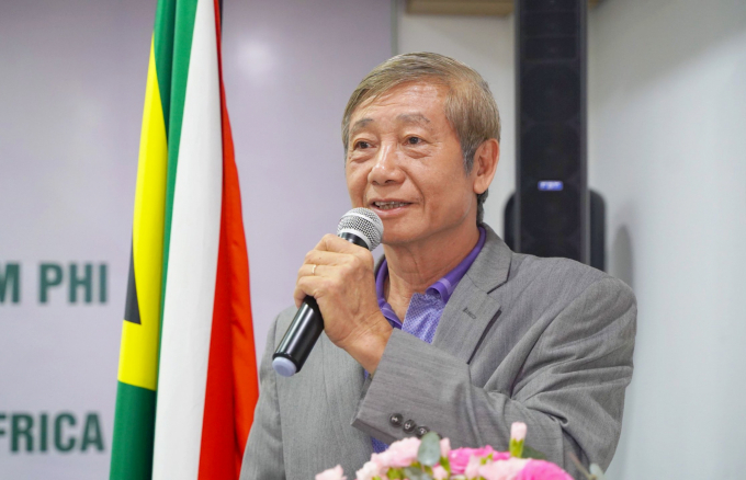 Ông Nguyễn Đức Quang - Phó Chủ tịch Tổng hội NN-PTNT Việt Nam phát biểu tại Lễ ký kết.