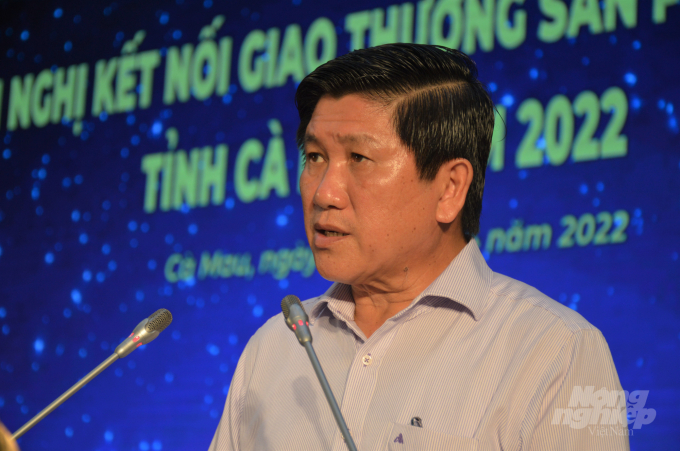 Ông Lê Văn Sử, Phó Chủ tịch UBND tỉnh Cà  Mau. Ảnh: Trọng Linh.