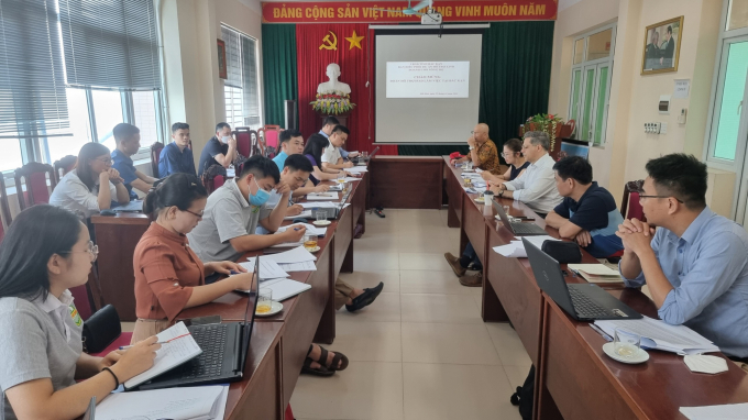 Đoàn công tác của IFAD tại Việt Nam làm việc với Ban điều phối dự án CSSP tỉnh Bắc Kạn. Ảnh: TN,