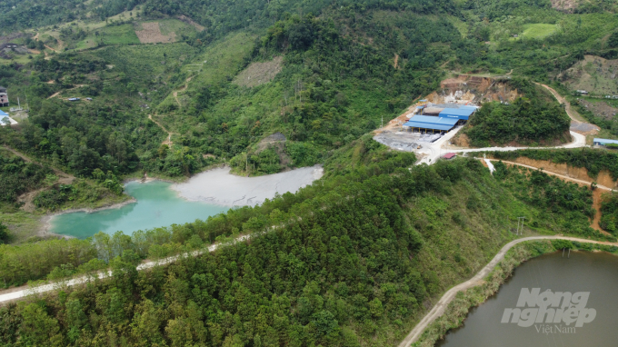 Hồ chứa nước của Công ty Ngọc Linh bị vỡ vào năm 2019, gây vùi lấp hơn 1ha đất nông nghiệp, nhưng đến nay vẫn chưa giải quyết triệt để và đền bù thiệt hại cho người dân. Ảnh: TN.