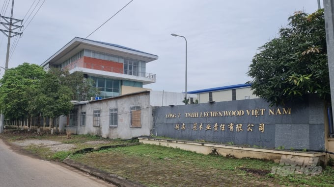 Sahabak đã không còn hoạt động tại KCN Thanh Bình, văn phòng điều hành đã được đổi chủ sang Công ty TNHH Lechenwood Việt Nam. Ảnh: TN.