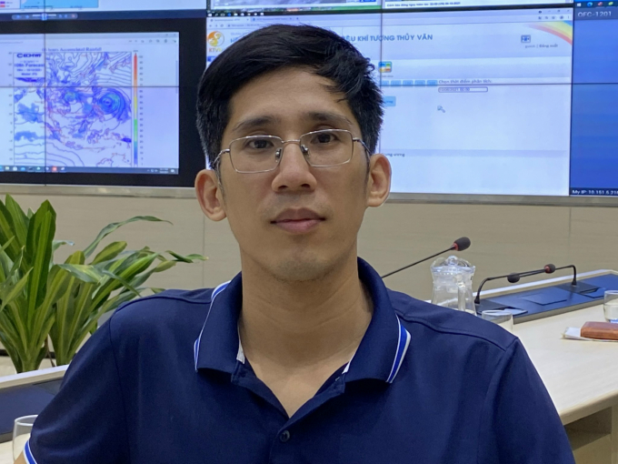 Ông Trần Quang Năng, Trưởng Phòng Dự báo thời tiết (Trung tâm Dự báo Khí tượng thủy văn Quốc gia). Ảnh: KTTVQG.