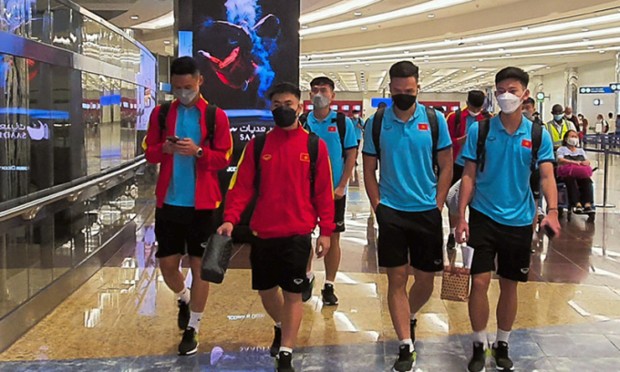 U23 Việt Nam đã đặt chân tới UAE.