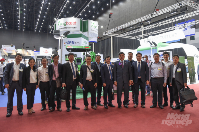 The delegation of the Ministry of Agriculture and Rural Development of Vietnam at the AAHA 2022 in Thailand.