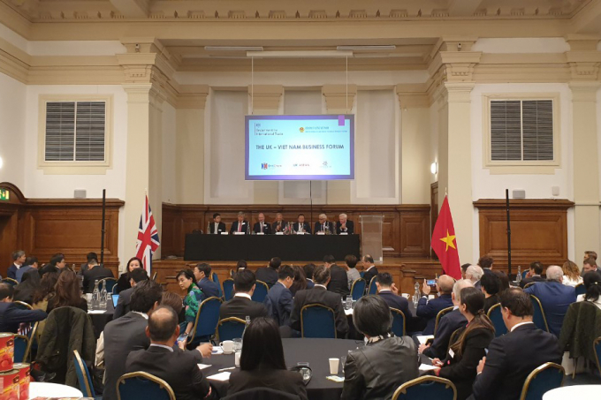 Overview of Vietnam - UK Business Forum. Photo: Nguyen Thanh.