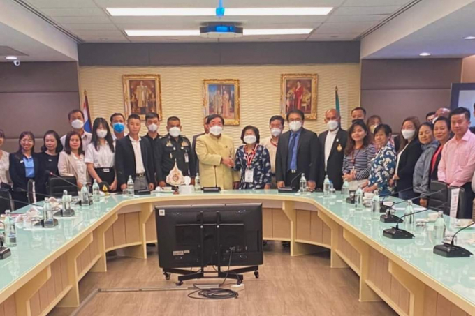 The Vietnamese business delegation came to work with leaders of the Thailand Ministry of Agriculture and Cooperatives.