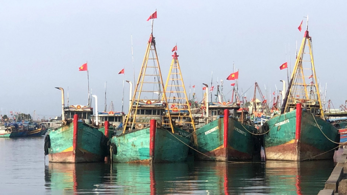 Hiện trên địa bàn tỉnh Bà Rịa - Vũng Tàu có trên 1.000 tàu cá từ trước tết đến nay có 70-80% tàu vẫn đang phải đậu bờ khiến nhiều ngư dân đang phải gánh chịu cơn bão nợ Ảnh: Minh Sáng.