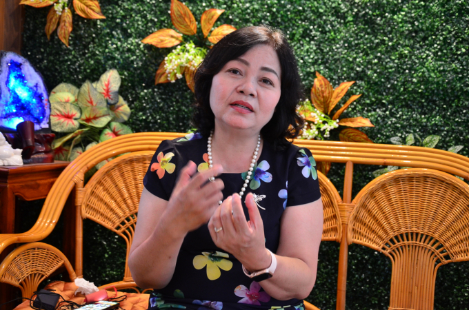  Bà Nguyễn Thị Thành Thực - Chủ tịch Công ty cổ phần Đầu tư Bagico. Ảnh: Dương Đình Tường.