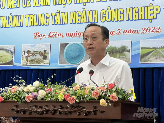 Chủ tịch UND tỉnh Bạc Liêu - Phạm Văn Thiều. Ảnh: Trọng Linh.