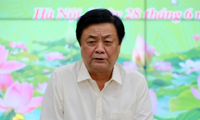Bộ trưởng Lê Minh Hoan phát biểu chỉ đạo tại Hội nghị. Ảnh: Bảo Thắng.