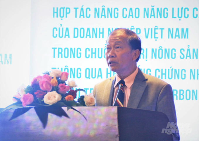 Ông Hoàng Quang Phòng, Phó Chủ tịch VCCI cho rằng Việt Nam, nguy cơ bỏ lỡ khoảng 57 triệu tín chỉ carbon với giá trị lên tới hàng trăm triệu USD. Ảnh: Phạm Hiếu.