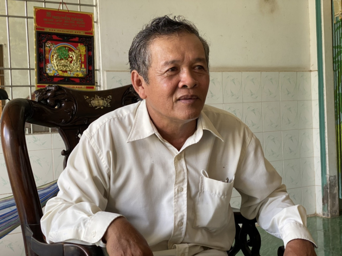 Ông Nguyễn Hồng Phương, Giám đốc HTX nông nghiệp Đường Gỗ Lộ. Ảnh: Hoàng Vũ. 