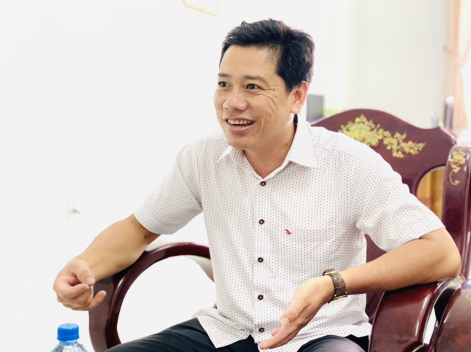 Ông Lê Quang Cường, Phó Chủ tịch Liên minh HTX tỉnh Đồng Tháp. Ảnh: Hoàng Vũ. 