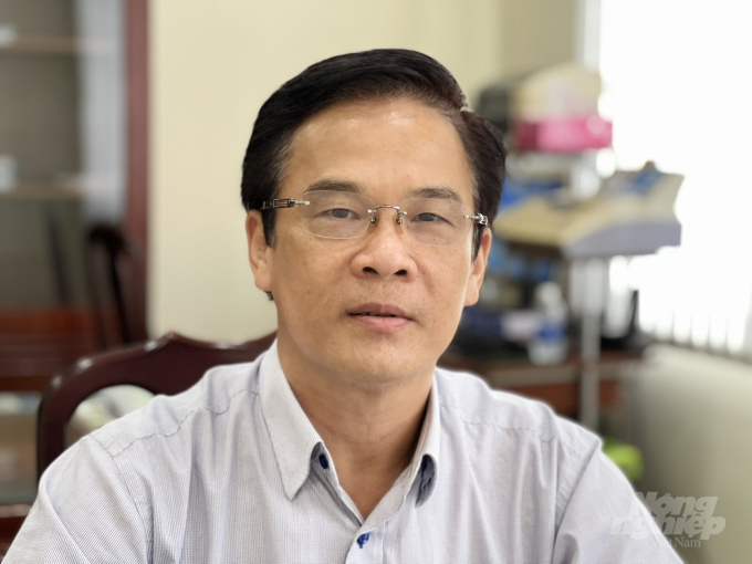 Ông Lưu Hoàng Ly, Giám đốc Sở NN-PTNT Bạc Liêu chia sẻ với PV NNVN. Ảnh: Trọng Linh.