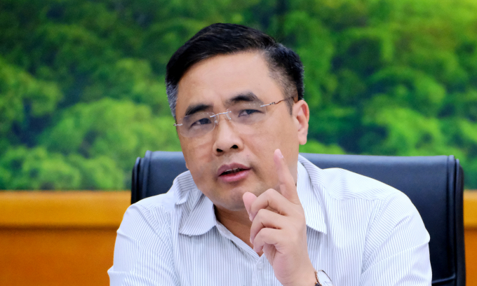 Tổng cục trưởng Tổng cục Lâm nghiệp Nguyễn Quốc Trị cho biết đã có báo cáo trình bày các khó khăn của lực lượng kiểm lâm với Chính phủ. Ảnh: Bảo Thắng.