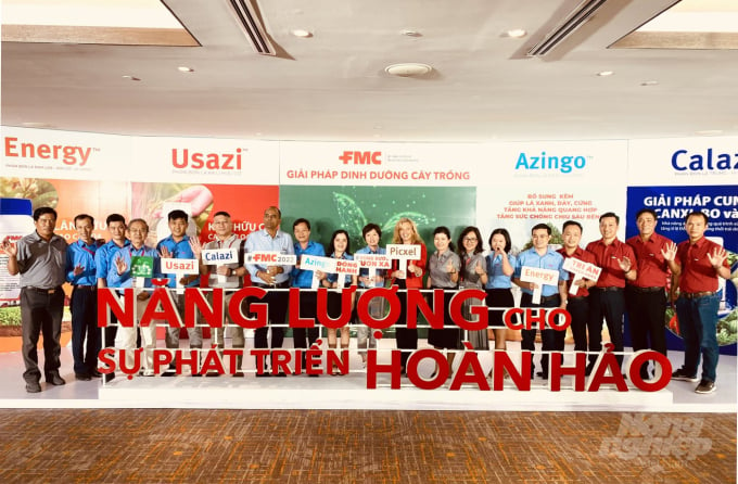 Sự kiện ra mắt sản phẩm của FMC lần này được tổ chức tại khách sạn Sheraton tại TP Hồ Chí Minh, với sự hiện diện của hơn 80 Nhà phân phối  và đại lý kinh doanh vật tư nông nghiệp trên toàn quốc. Ảnh: Lê Hoàng Vũ.