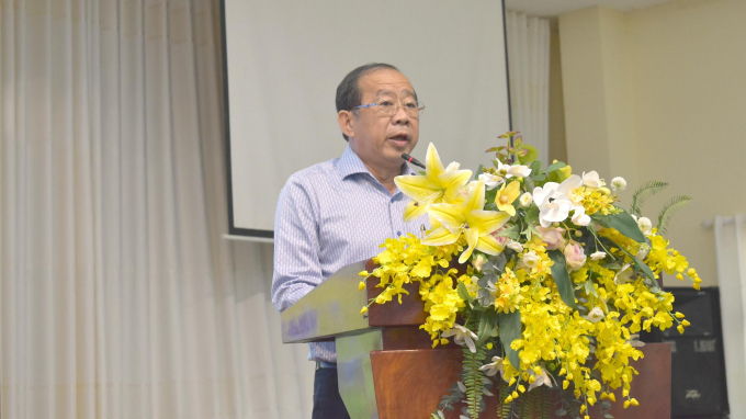 Giám đốc Sở NN - PTNT Nguyễn Thanh Truyền cho biết, thời gian qua, việc xây dựng và phát triển kinh tế tập thể (KTTT), nòng cốt là HTX nông nghiệp tạo chuyển biến tích cực, đóng góp quan trọng vào phát triển kinh tế - xã hội cũng như trong việc xây dựng nông thôn mới. Ảnh: Thanh Phong.