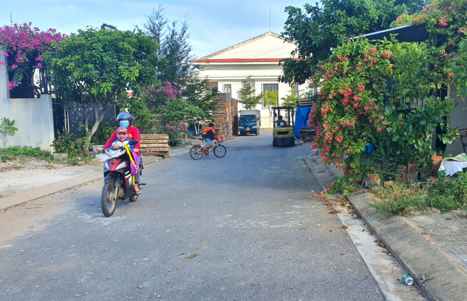 Khu dân cư NTM kiểu mẫu Nam Định (xã Tam Anh Nam, huyện Núi Thành, Quảng Nam). Ảnh: CTV.