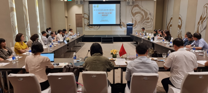 Overview of the 6-month preliminary meeting of the public-private partnership in the pepper industry. Photo: Hong Thuy.