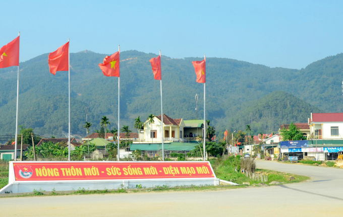 Diện mạo nông thôn mới của Nghệ An đã được nâng tầm thấy rõ. Ảnh: BNA.