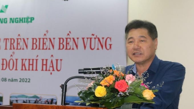 Ông Lê Quốc Thanh, Giám đốc Trung tâm Khuyến nông Quốc gia cho rằng, phải tổ chức lại sản xuất nuôi biển. Ảnh: KS.