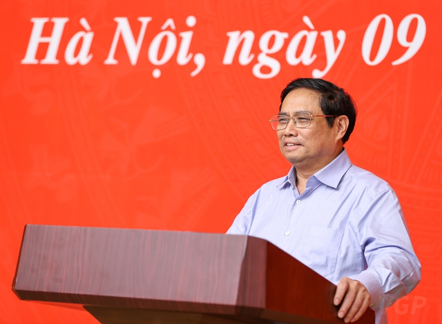 Thủ tướng Phạm Minh Chính phát biểu tại Hội nghị. Ảnh: VGP.